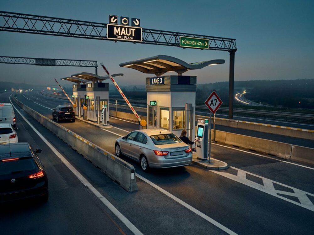 brama autostradowa w Niemczech