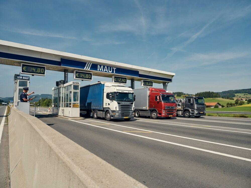 ciężarówka na autostradzie