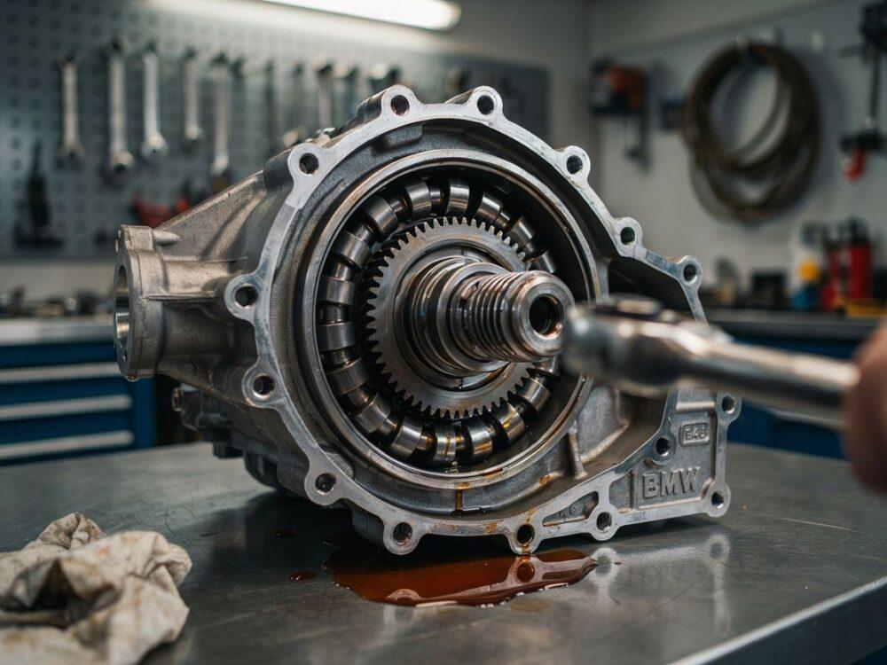części mechaniczne napędu tylnego auta