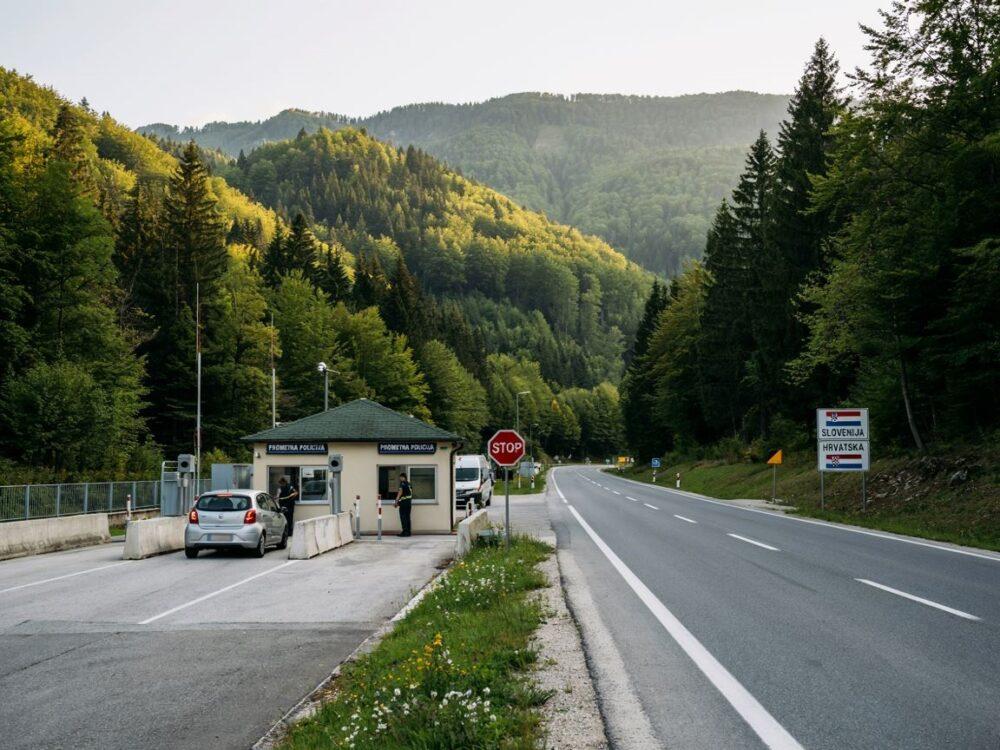 granica Słowenii i Chorwacji