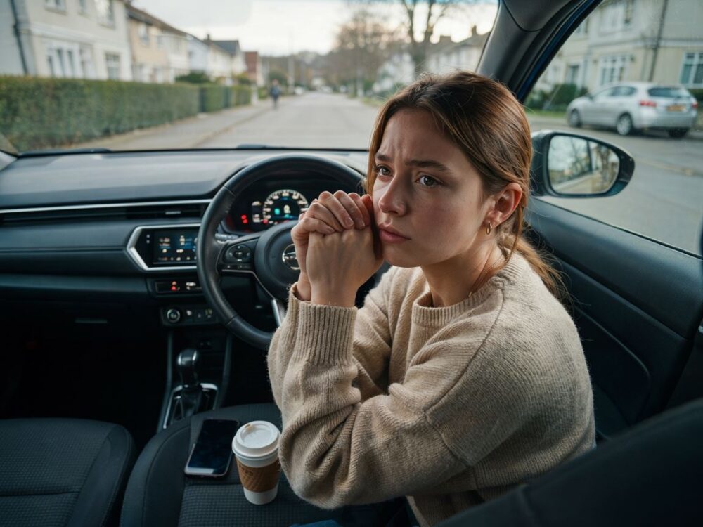 osoba bojąca się prowadzić auto